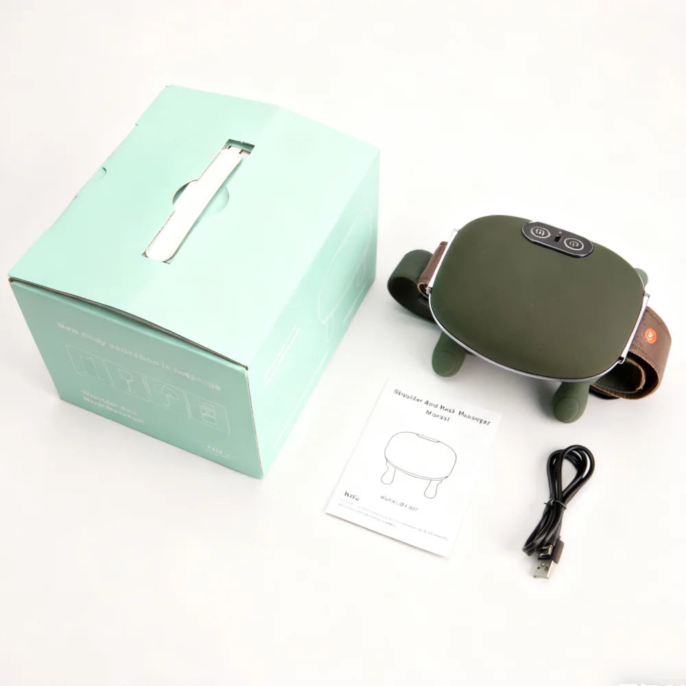 Neck Massage Machine Bionic Heated Fatigue Relief Relax Muscle ﻿3-Level ﻿